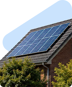 Solar panels installed on a rooftop